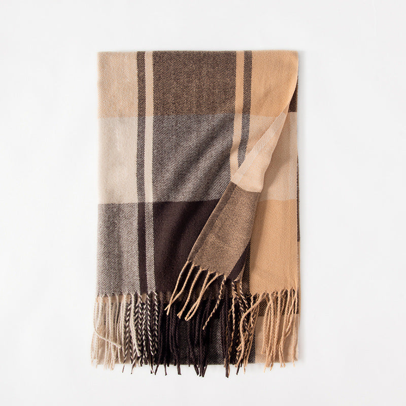 Winter Scarf Women Warm with Fringe