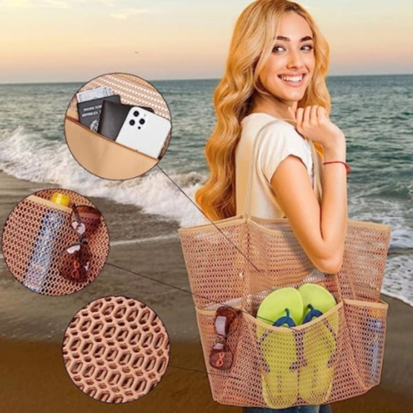 Portable Travel Beach Bag Shoulder Handbag