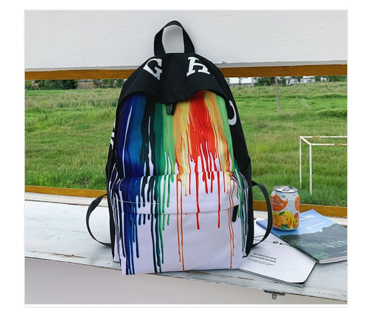 Rainbow Backpack Back to School