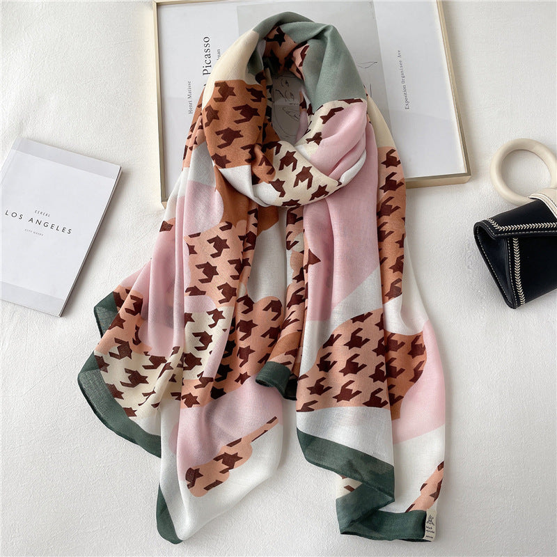 Ladies Decorative Accessories Printed Fashion Scarf