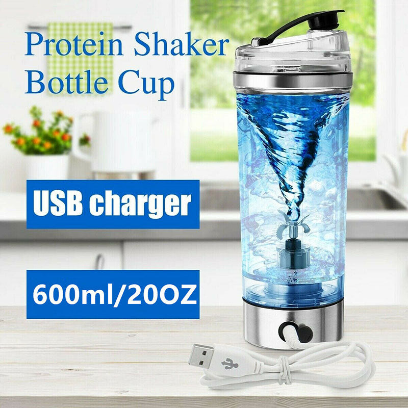 Electric Protein Shake Stirrer USB Shake Bottle Milk Coffee Blender Kettle Sports And Fitness s Charging Electric Shaker Cup