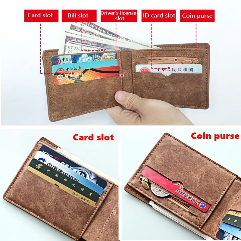 Men's Wallets Small Money Purses Design