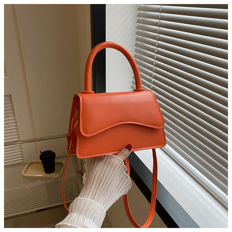 Fashion Handbag Simple Solid Color Tote