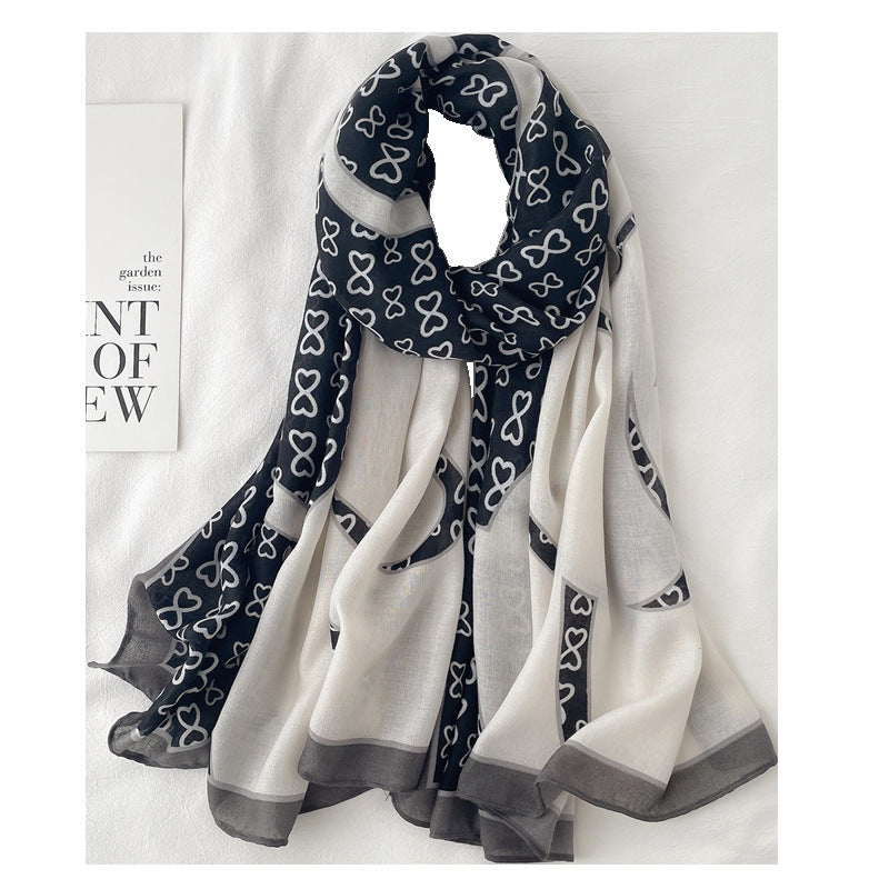 Ladies Decorative Accessories Printed Fashion Scarf