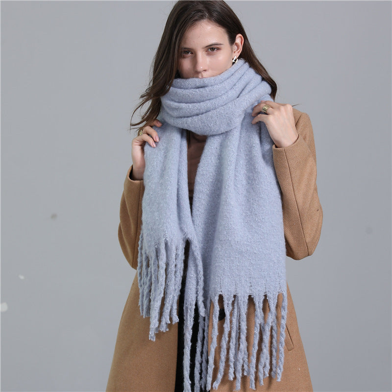 Scarf Lengthened Solid Color