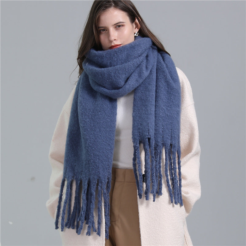 Scarf Lengthened Solid Color