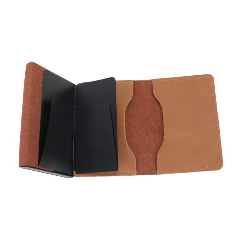 Minimalist Wallets For Men's, Premium Genuine Leather Credit Card With Slim Wallet