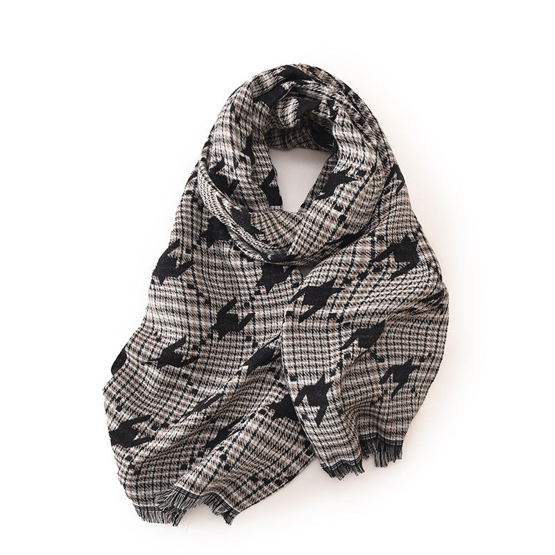 Women's Printed Warm Scarf