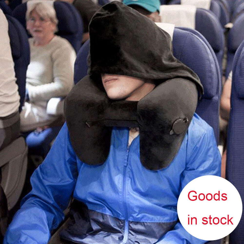 Travel Pillows H Shaped Inflatable for Neck and Airplane Sleeping Cushion