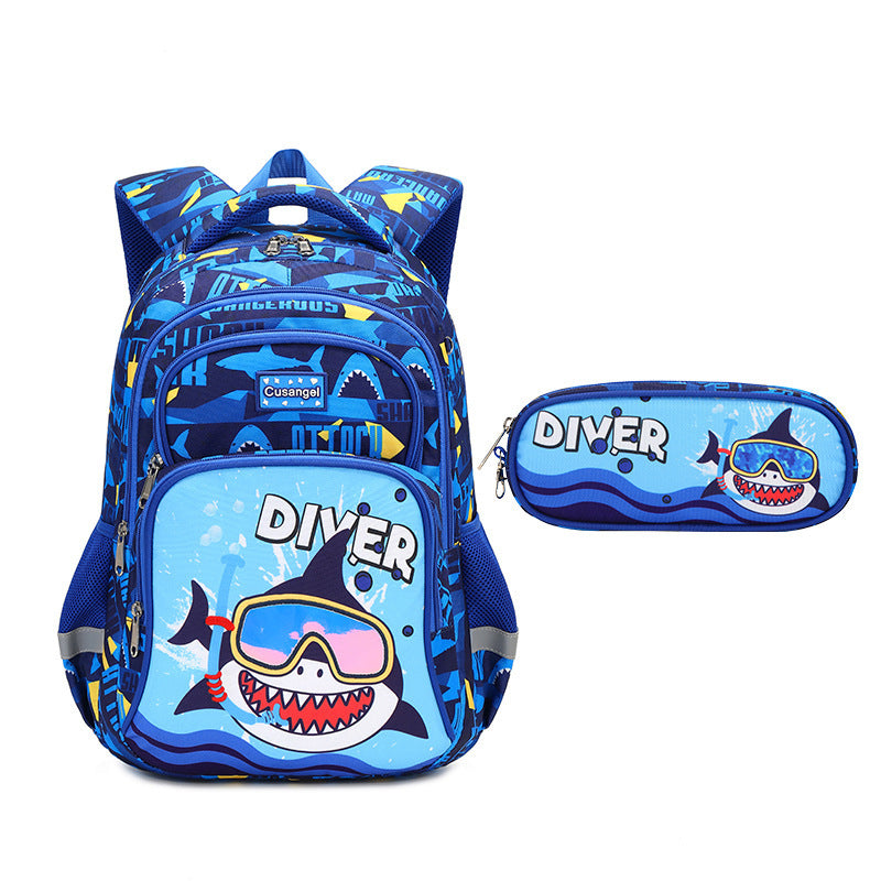 Primary School Student Schoolbag Boys Grade 1-3 Children Backpack