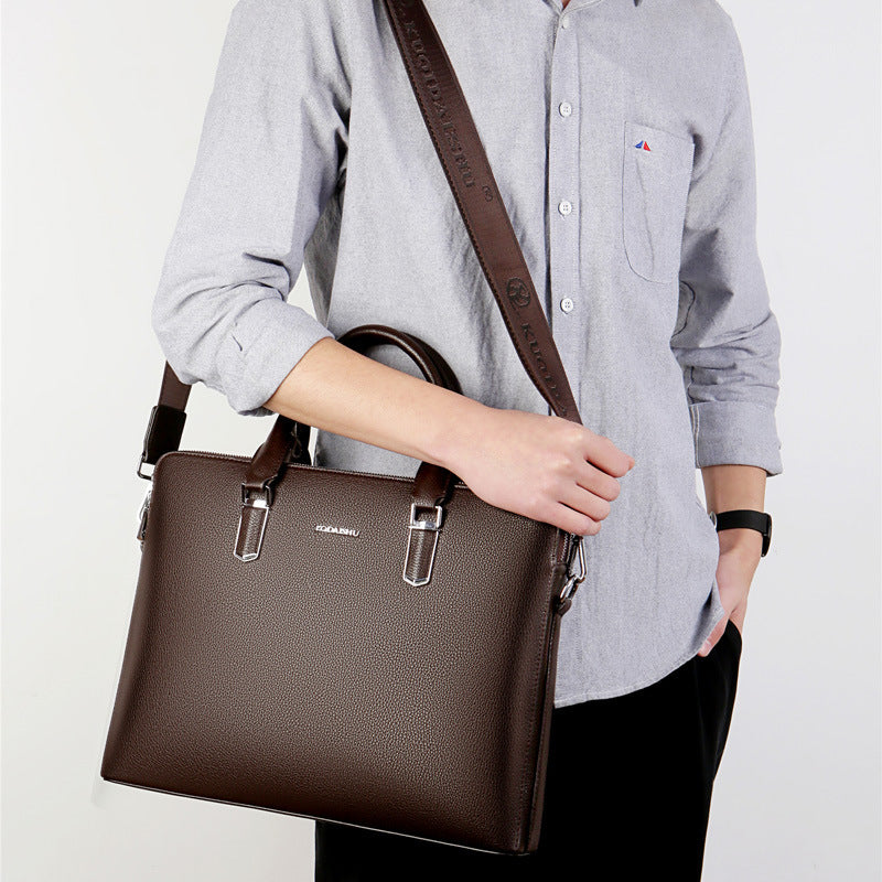 Men's Handbag Double Large for Laptop